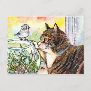 Cartão Postal Olá Little Bird