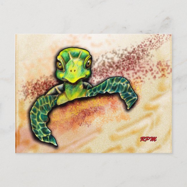 Cartão Postal Olá Mundo! (Frente)