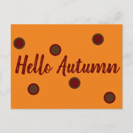 Cartão Postal Olá outono