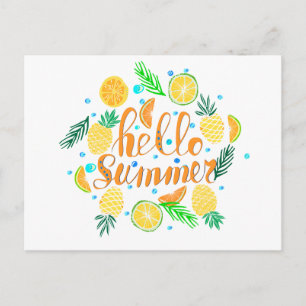 Cartão Postal Olá verão