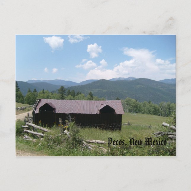 Cartão Postal Old Barn (Frente)