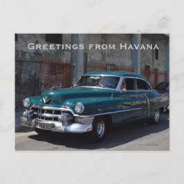 Cartão Postal Old Cars Havana Cuba Taxi