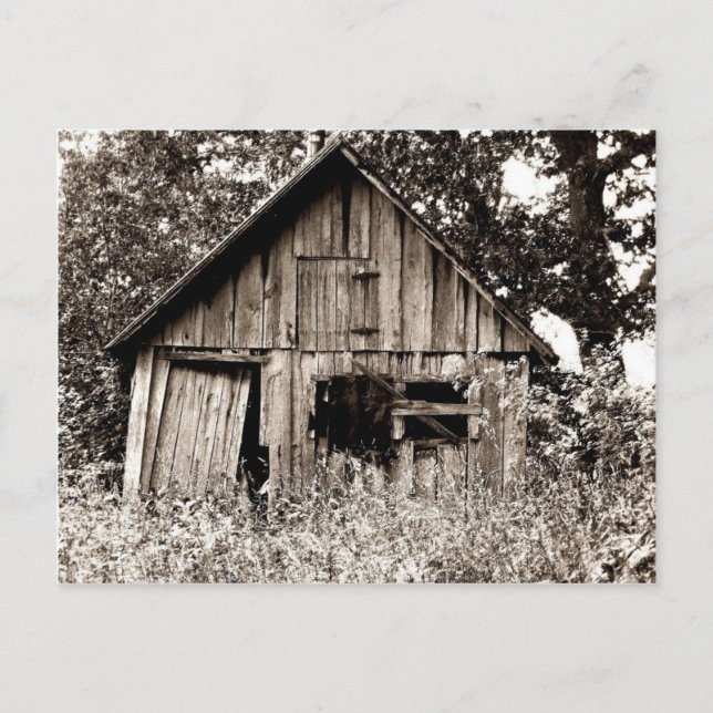 Cartão Postal Old Farm Shed (Frente)