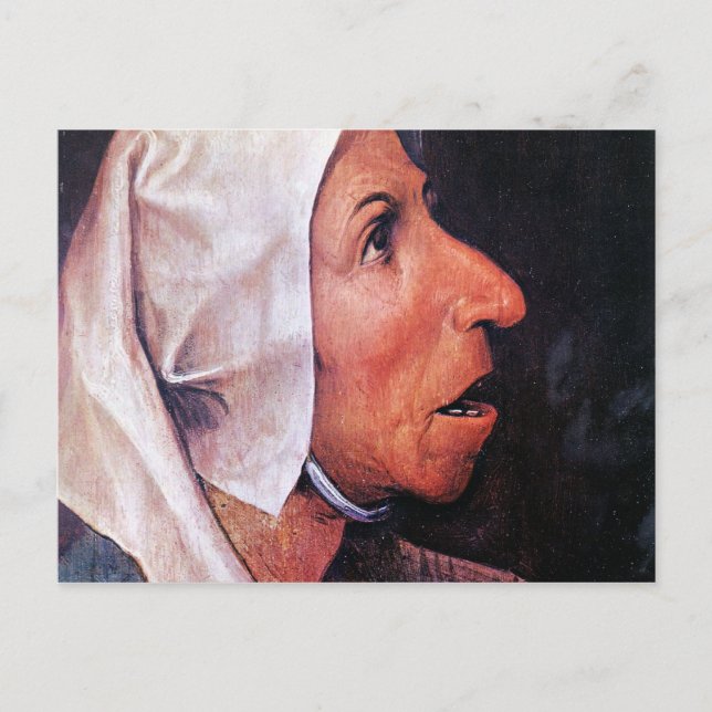 Cartão Postal Old Farmer by Pieter Bruegel (Frente)