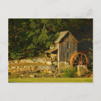 Cartão Postal Old Grist Mill na GA