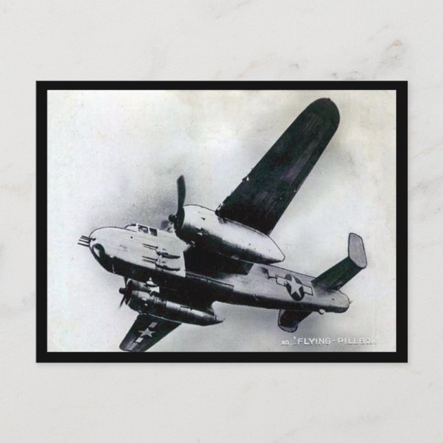 Cartão Postal Old Postcard - North American B-25 Mitchell (Frente)