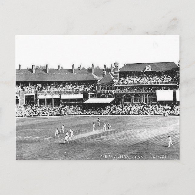 Cartão Postal Old Postcard - The Oval Cricket Ground, London (Frente)