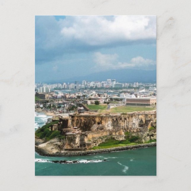 Cartão Postal Old San Juan (Frente)