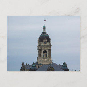 Cartão Postal Old Vanderburgh County Courthouthouthouthouse, Eva
