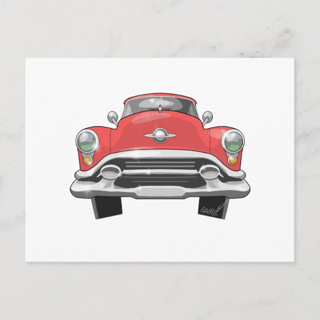 Cartão Postal Oldsmobile 1953 (Frente)
