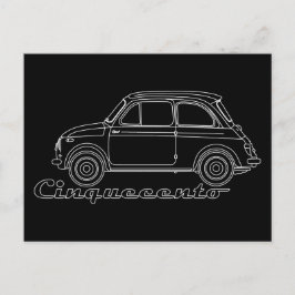 Cartão Postal Oldtimer Fiat Cinquecento Der PUCH 500 Postkarte