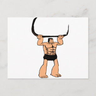 Cartão Postal Olha aquele Caveman