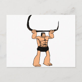 Cartão Postal Olha aquele Caveman