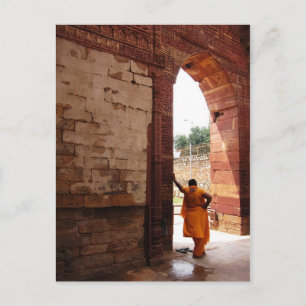 Cartão Postal olhando para a Índia