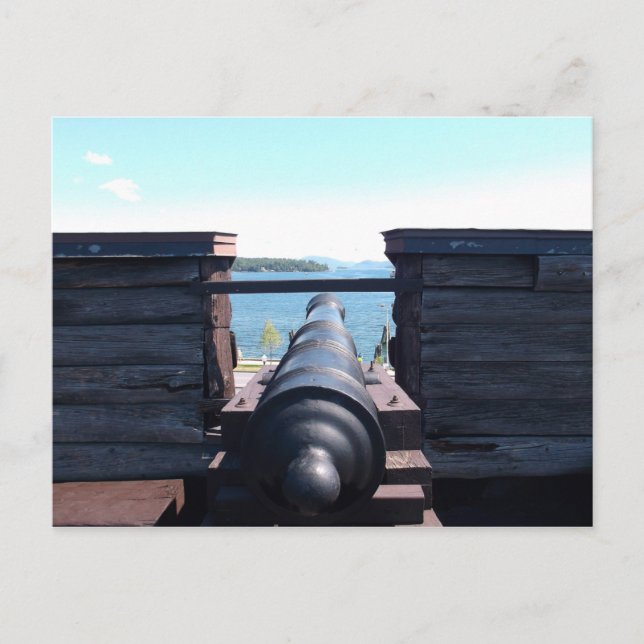 Cartão Postal Olhando para baixo o barril (Frente)