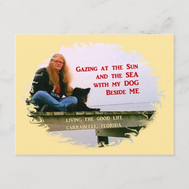 Cartão Postal Olhar em The Sun (Frente)