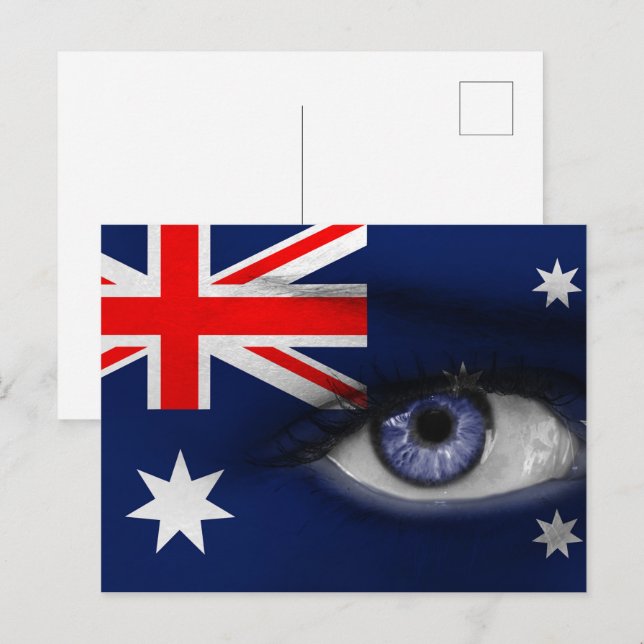 Cartão Postal Olho da Austrália (Frente/Verso)