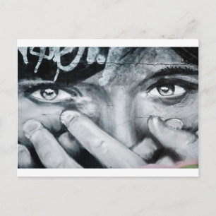 Cartão Postal Olho de grafite
