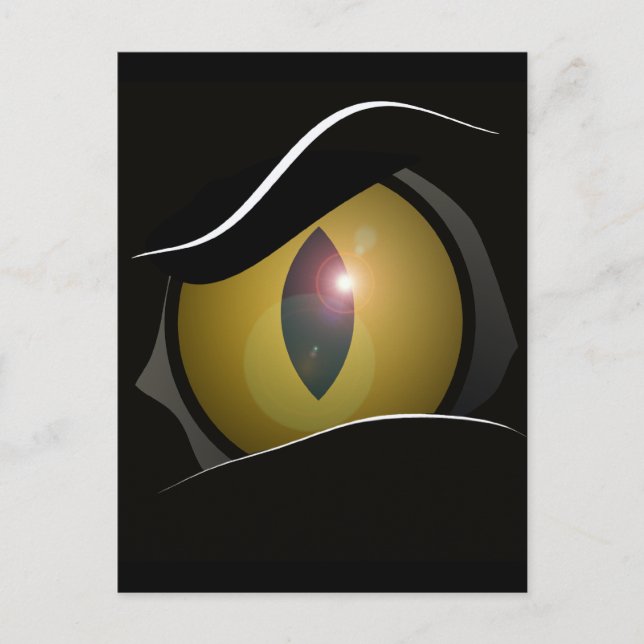 CARTÃO POSTAL OLHO DE MONSTRO (Frente)