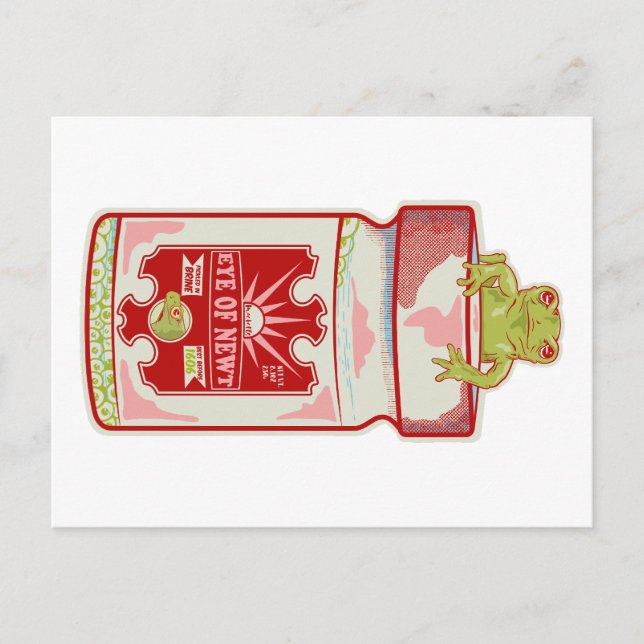 Cartão Postal Olho de newt Macbeth (Frente)