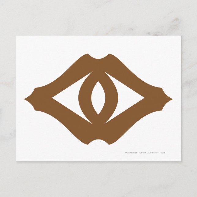 Cartão Postal Olho de Sauron (Frente)