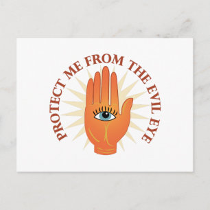 Cartão Postal Olho mau