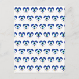 Cartão Postal Olho Mau do Coração Grego