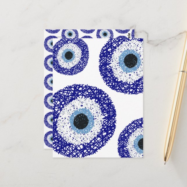 Cartão Postal olho nazista (Frente/Verso In Situ)