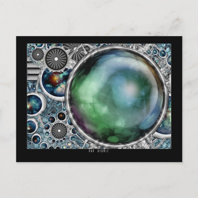 Cartão Postal Olhos Atômicos (Frente)