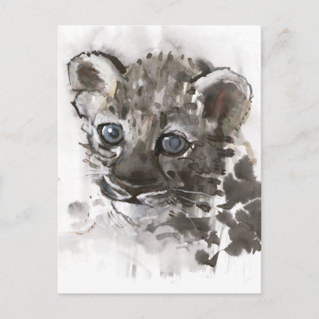 Cartão Postal Olhos azuis (Frente)