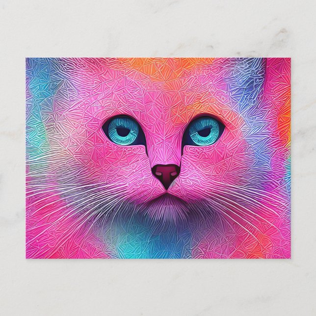 Cartão Postal "Olhos Azuis" de "Pixie"  (Frente)