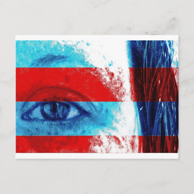 Cartão Postal Olhos da América (Frente)