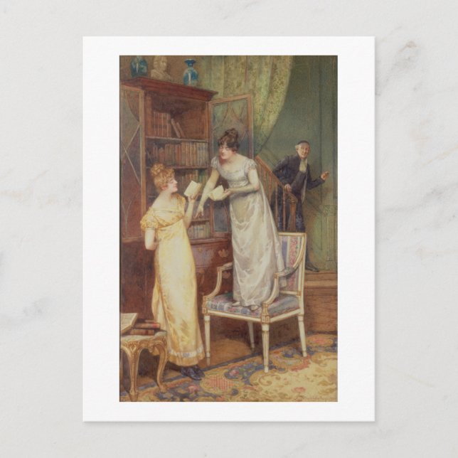 Cartão Postal Olhos de oração, 1901 (c/c elevados com branco) (Frente)