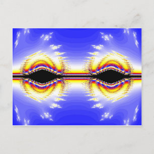 Cartão Postal Olhos do Fractal