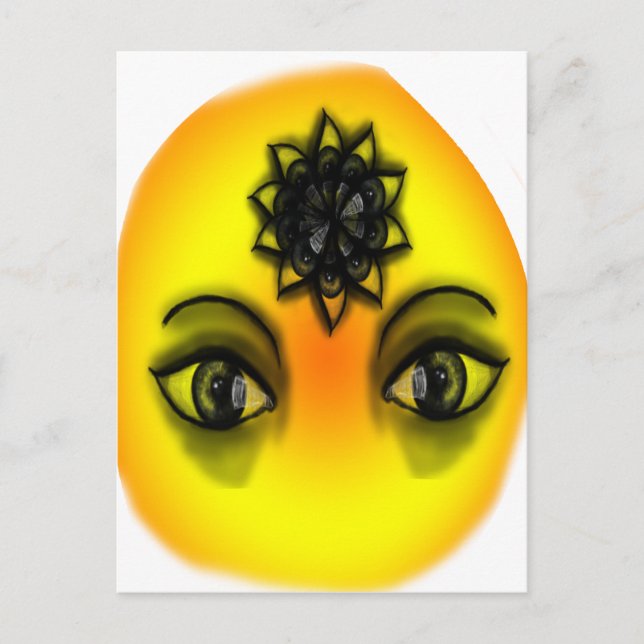 Cartão Postal Olhos do Sol (Frente)