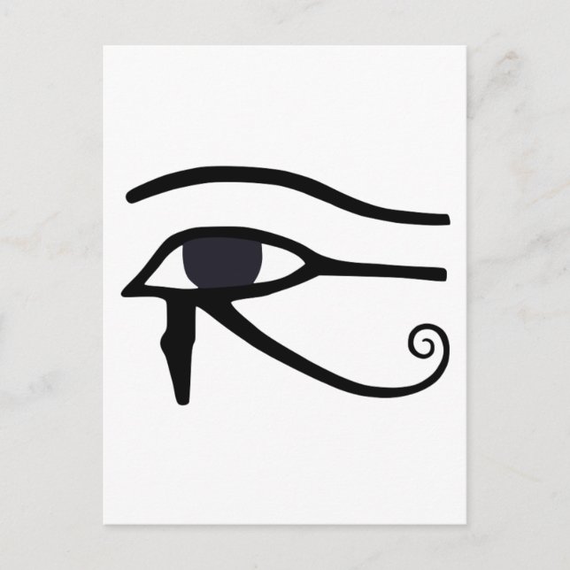 CARTÃO POSTAL OLHOS EGÍPCIOS DE HORUS (Frente)