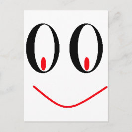 Cartão Postal Olhos Embriagados do Campo Com um Sorriso Zombetei