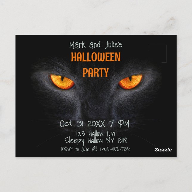 Cartão Postal Olhos Encantados e Sussurros de Meia-Noite (Verso)