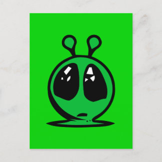 Cartão Postal olhos grandes verdes do Mali.