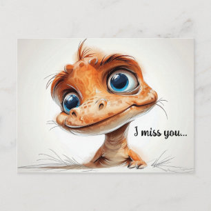 Cartão Postal Olhos Inquisitivos