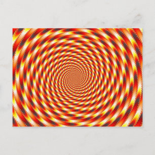 Cartão Postal Olhos Vermelhos - Fractal