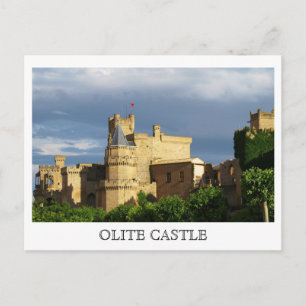 Cartão Postal Olite Castle