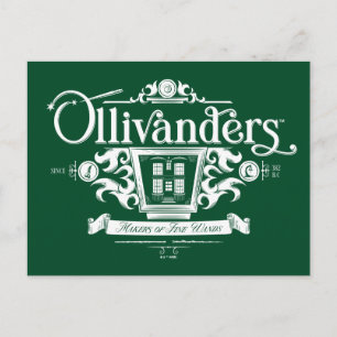 Cartão Postal OLIVANDERS™ Fabricantes de Varinhas Finas
