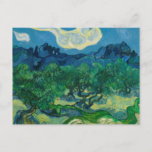 Cartão Postal Oliveiras com Alpilles Vincent van Gogh