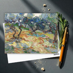 Cartão Postal Oliveiras por Vincent Van Gogh