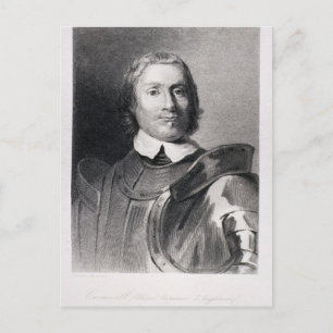 Cartão Postal Oliver Cromwell, Lorde Protetor da Inglaterra