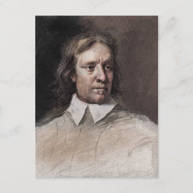 Cartão Postal Oliver Cromwell Retrait (Frente)