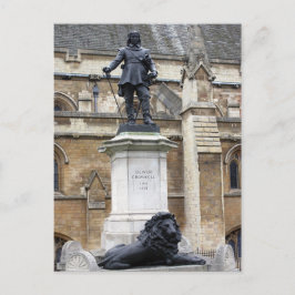Cartão Postal Oliver Cromwell Statue - Londres - Cartão-postal