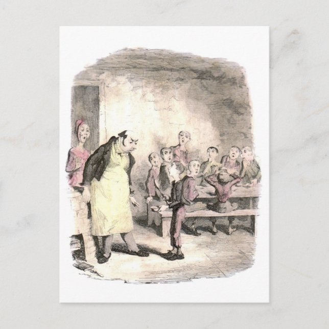 Cartão Postal Oliver Twist mais (Frente)