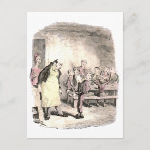 Cartão Postal Oliver Twist pede mais